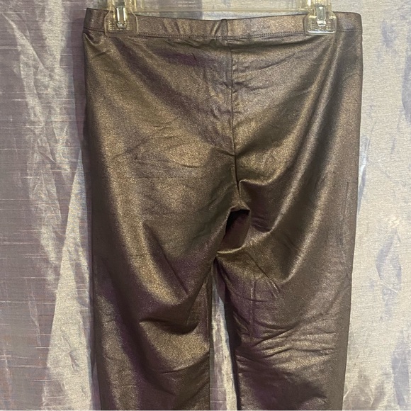 Forever 21 pewter leggings GUC SZ L, nylon elastane blend, very stretchy - Picture 7 of 11